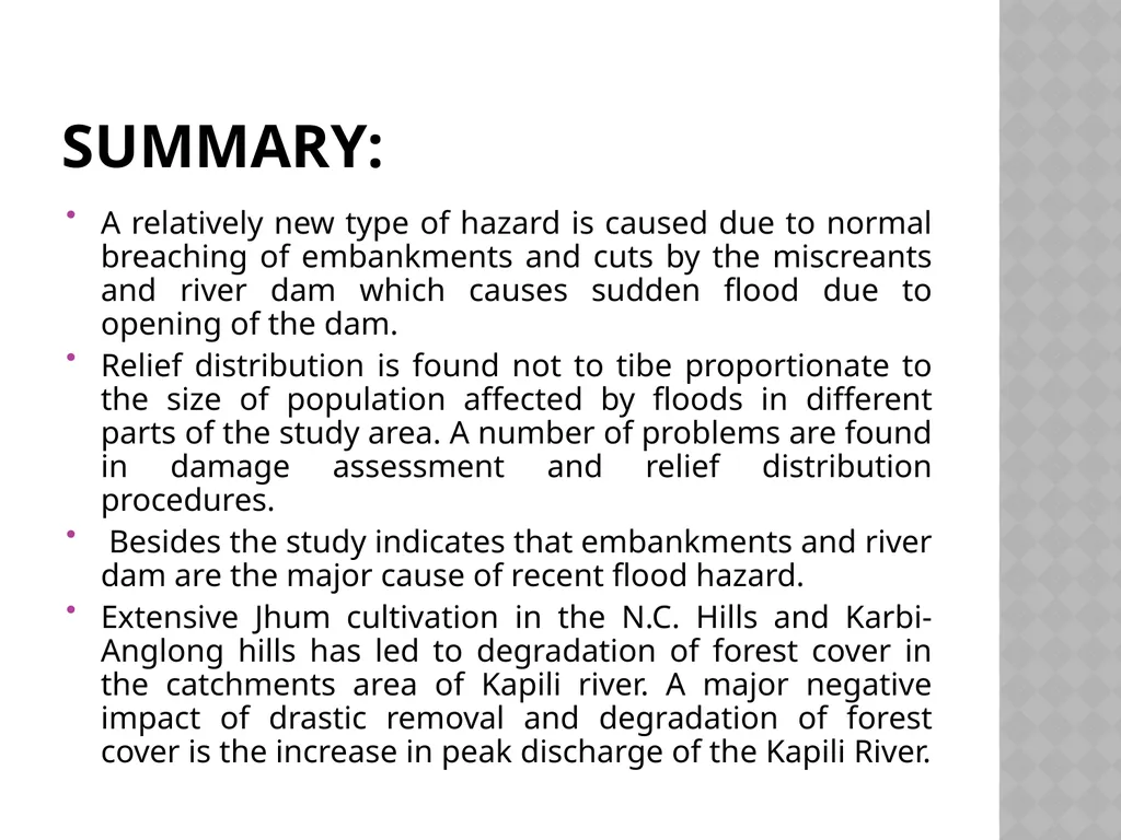 A FIELD STUDY RESEARCH PROJECT FOR THE CLASS OF - slide 10 of 15