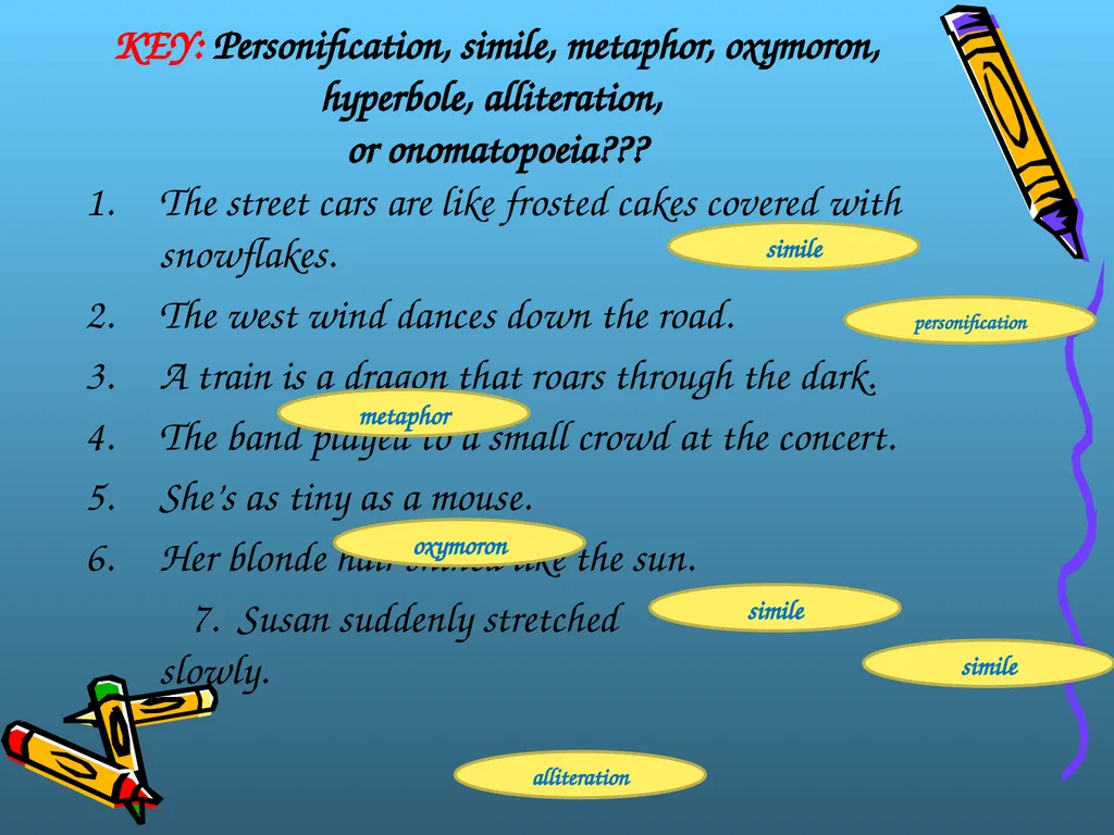 Figurative Language Literal vs. Figurative - slide 16 of 19