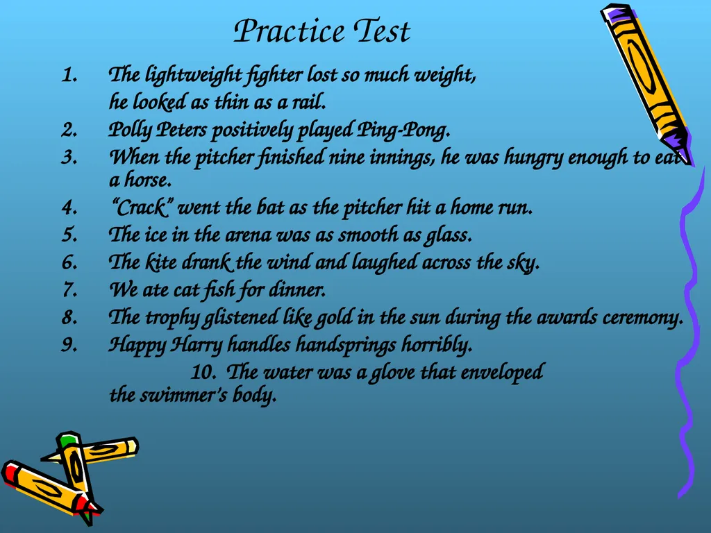 Figurative Language Literal vs. Figurative - slide 17 of 19