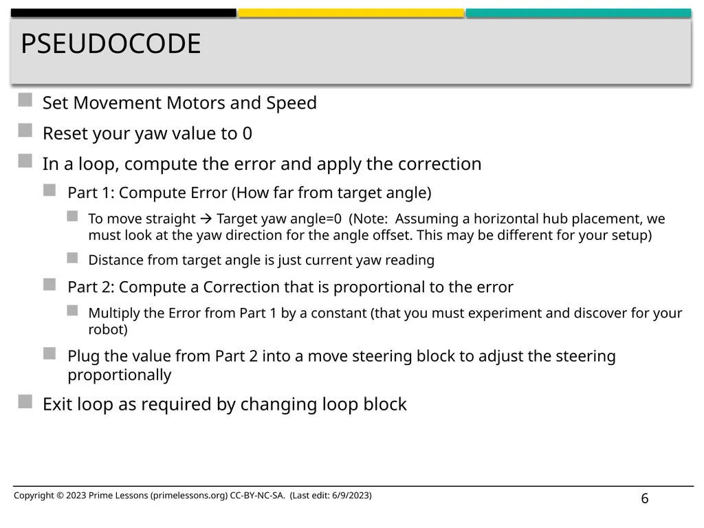 GYRO MOVE STRAIGHT BY SANJAY AND ARVIND SESHAN - slide 6 of 9