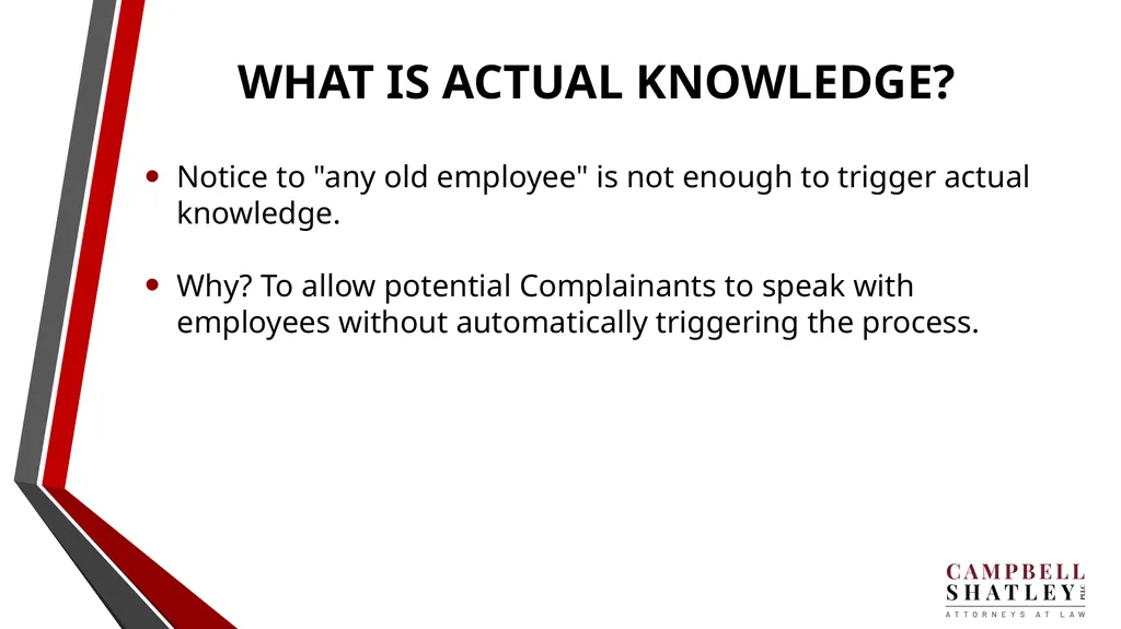 CAMPBELL SHATLEY TITLE IX TRAINING Rules for the - slide 38 of 50