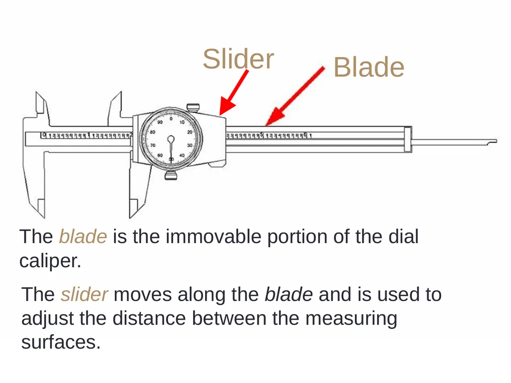 Dial Calipers General Information Dial Calipers - slide 18 of 29