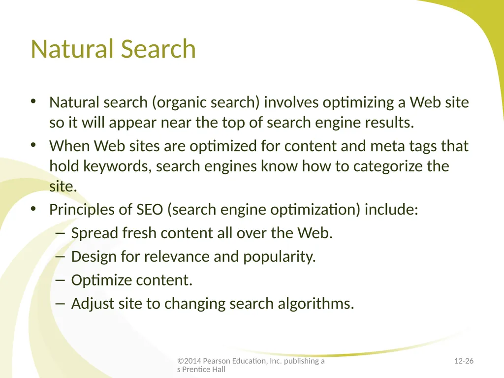 E-Marketing Communication: Owned Media - slide 26 of 29