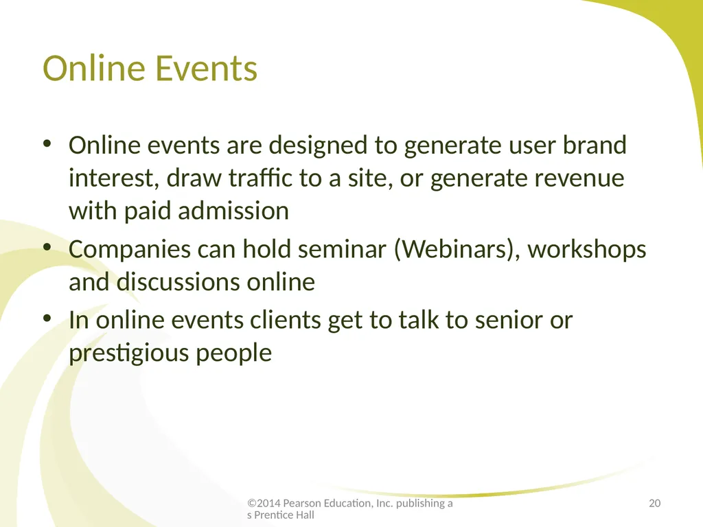 E-Marketing Communication: Owned Media - slide 20 of 29