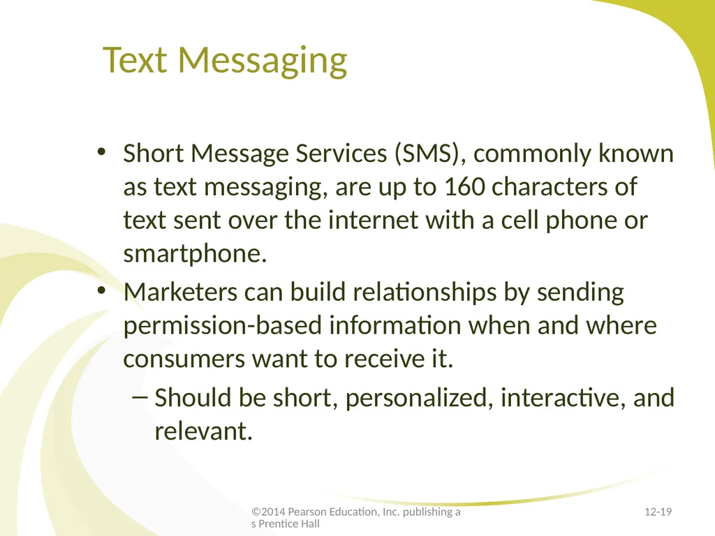 E-Marketing Communication: Owned Media - slide 19 of 29