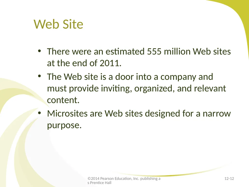 E-Marketing Communication: Owned Media - slide 12 of 29