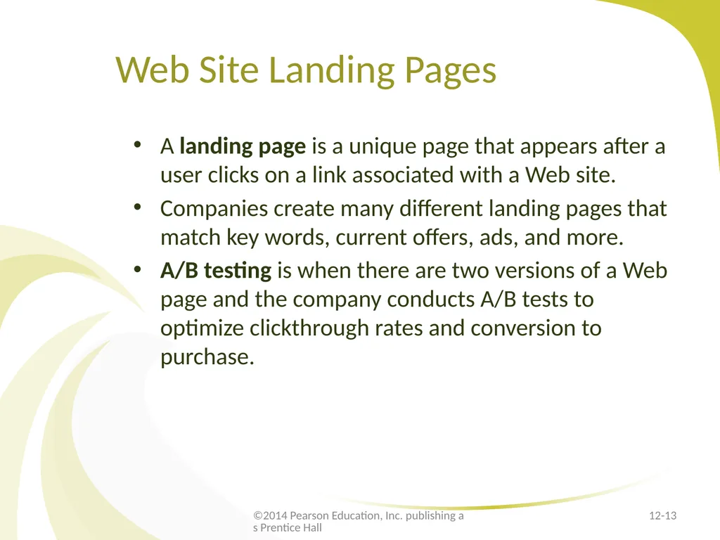 E-Marketing Communication: Owned Media - slide 13 of 29