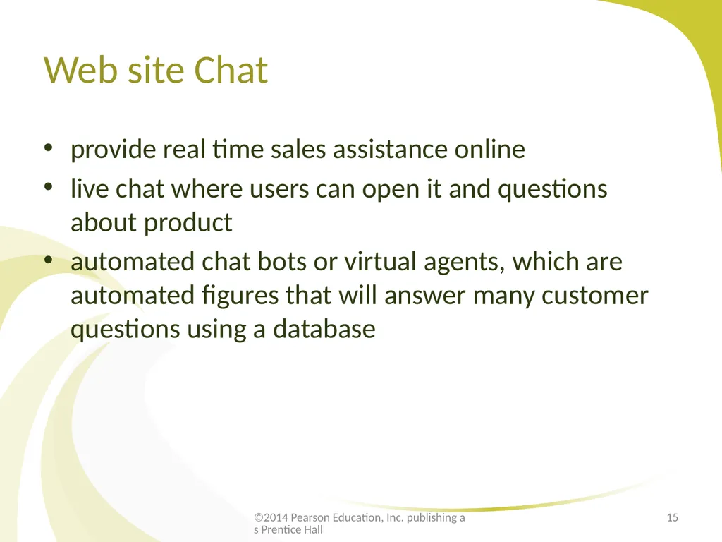 E-Marketing Communication: Owned Media - slide 15 of 29