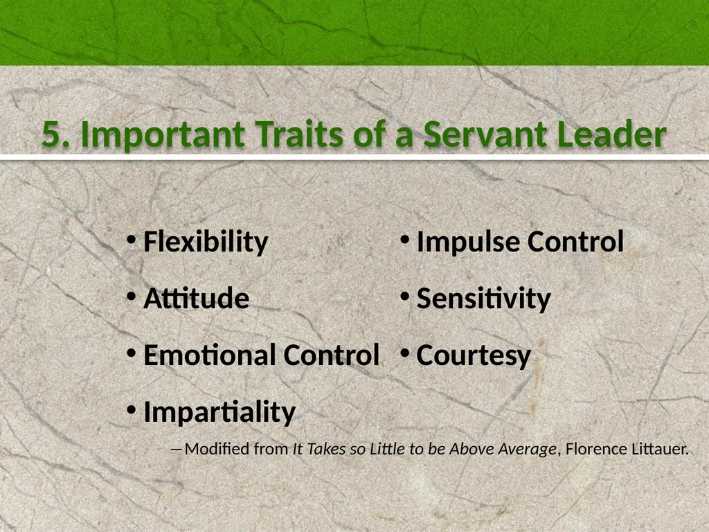 LEADERSHIP Certification Program Level 1 General - slide 11 of 25