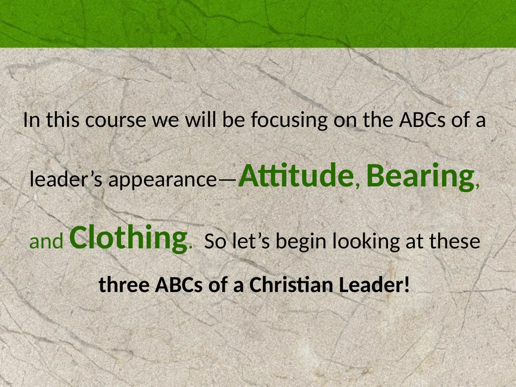 LEADERSHIP Certification Program Level 1 General - slide 3 of 25