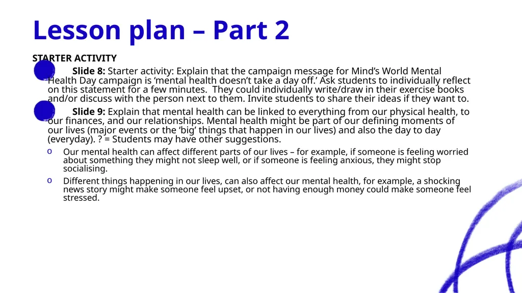 World Mental Health Day 10 October 2025 No mind - slide 29 of 36