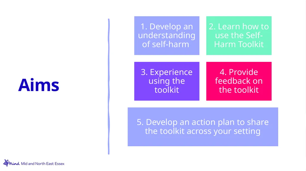 Let’s talk about…. Self-harm Toolkit Expectations - slide 3 of 42
