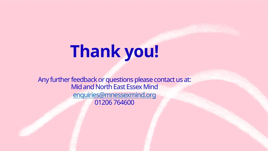 Let’s talk about…. Self-harm Toolkit Expectations - slide 42 of 42