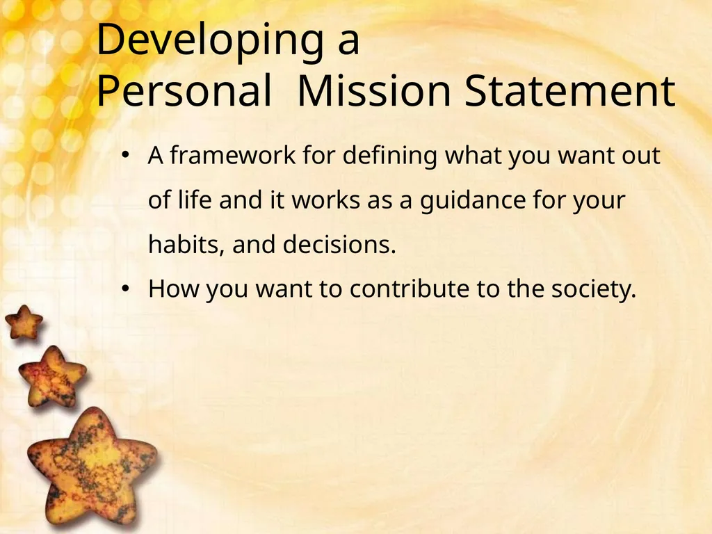 Habit #2 Begin with the End in Mind Based on - slide 7 of 16