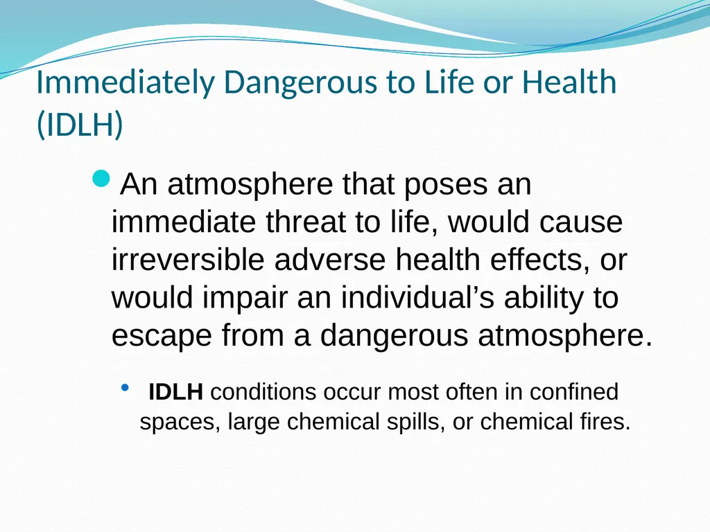 Respiratory Protection Session Objectives You will - slide 6 of 36