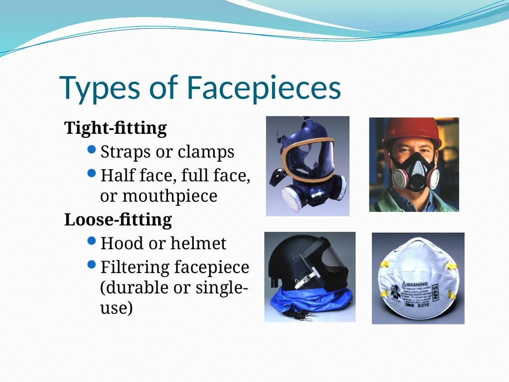 Respiratory Protection Session Objectives You will - slide 9 of 36