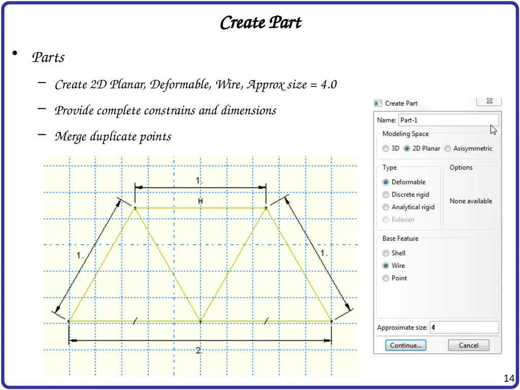 Finite Element Analysis Using Abaqus Instructor: - slide 14 of 33