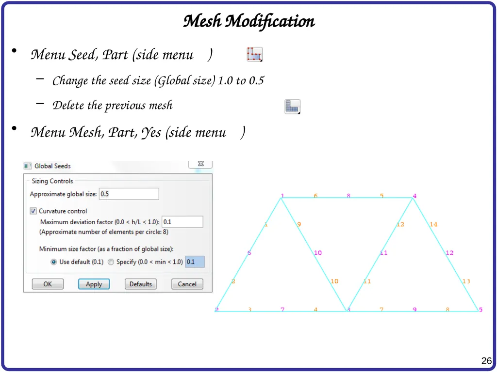 Finite Element Analysis Using Abaqus Instructor: - slide 26 of 33