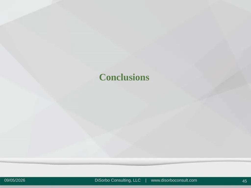 RESPONSIVE | ENGINEERING | SOLUTIONS SUMMARY OF - slide 45 of 47