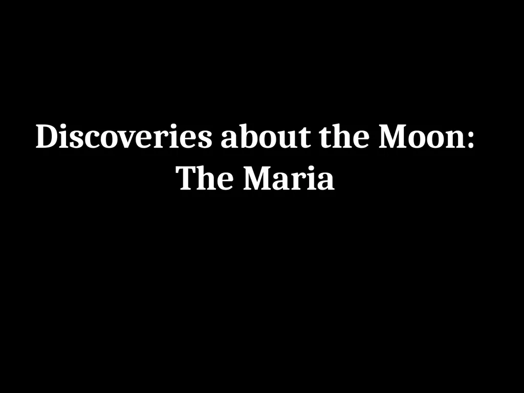 The Moon: Geologic History and Future Exploration - slide 25 of 45