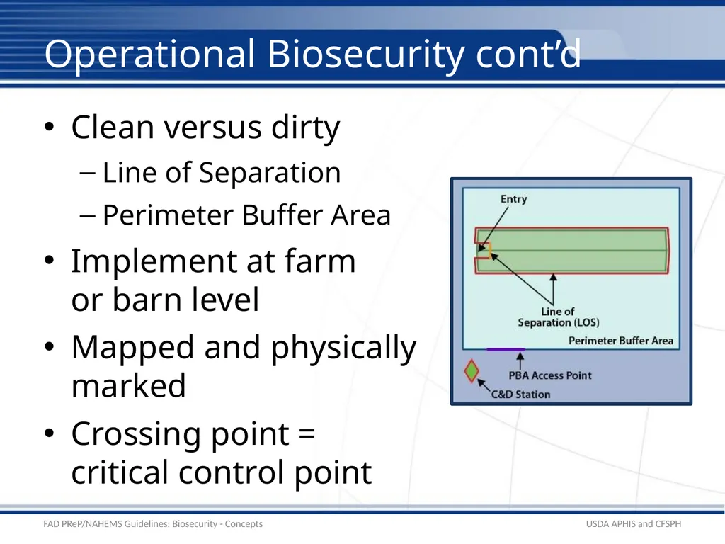 Biosecurity General Biosecurity Concepts Adapted - slide 23 of 28