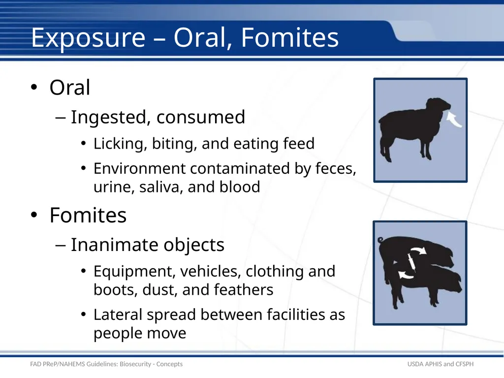 Biosecurity General Biosecurity Concepts Adapted - slide 8 of 28