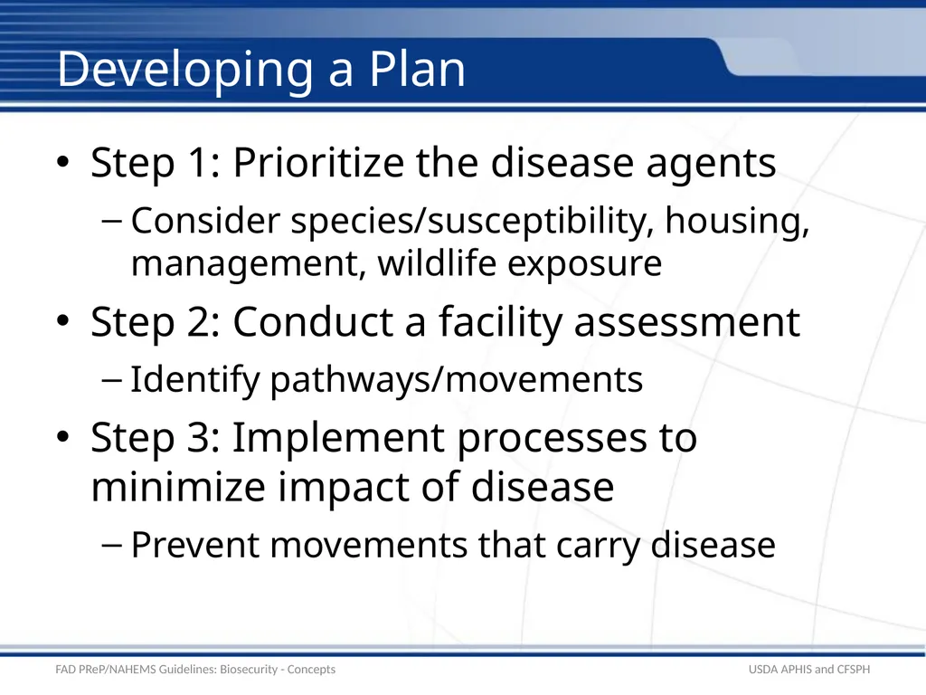 Biosecurity General Biosecurity Concepts Adapted - slide 11 of 28