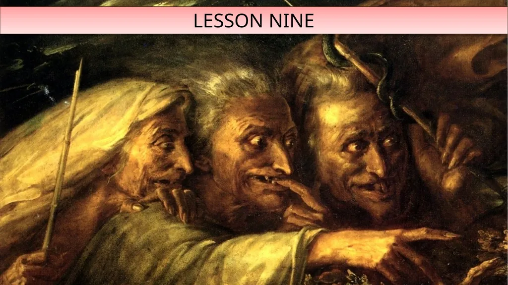LESSON NINE YOUR STARTER: WHAT HAPPENS IN ACT 3, - slide 1 of 16