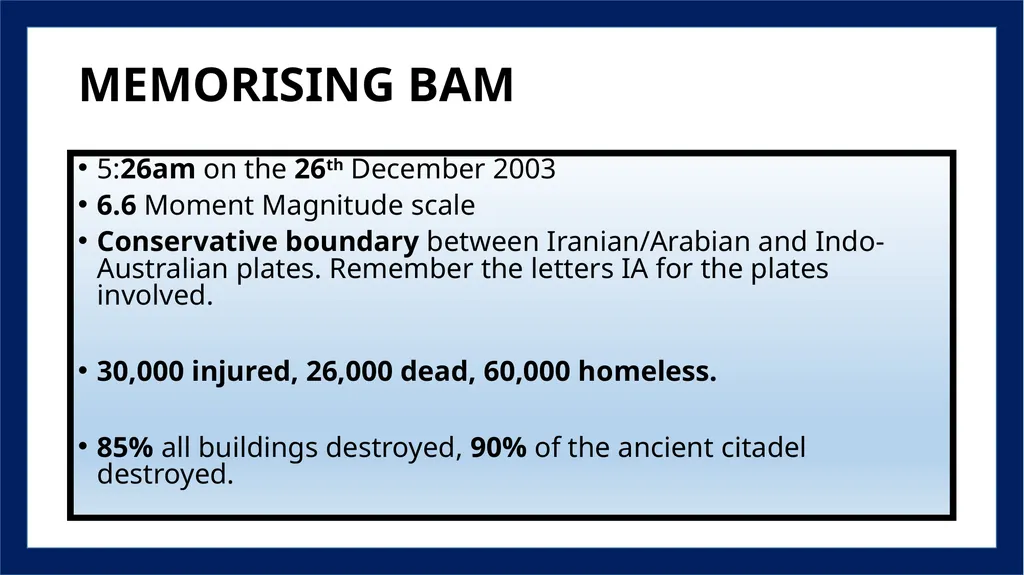 4. Effects and responses to tectonic hazards - slide 7 of 11