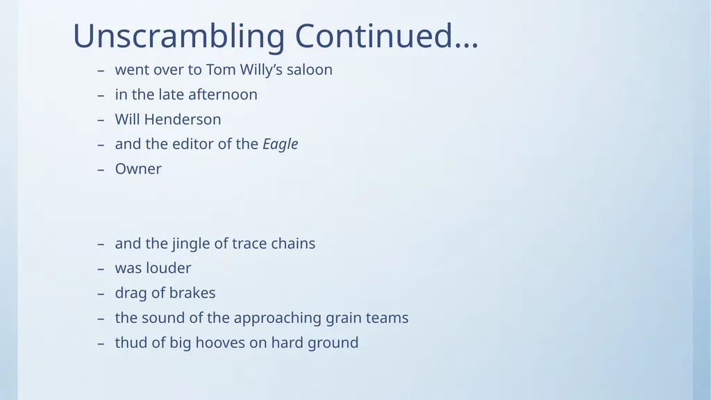 Honors 9th Lit Sentence Composing for High School - slide 4 of 6
