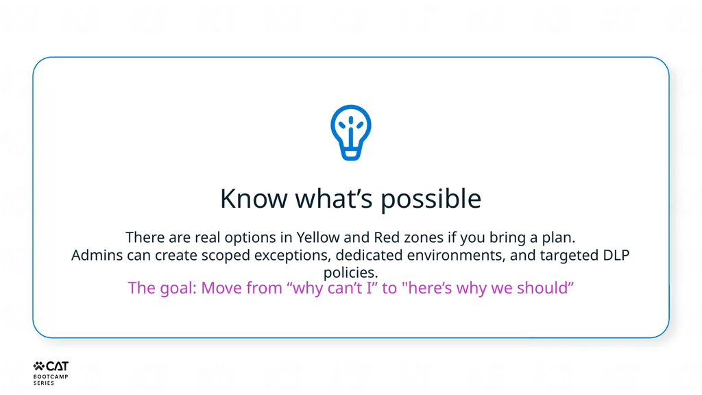 Agent Governance for Builders Copilot Studio - slide 33 of 39