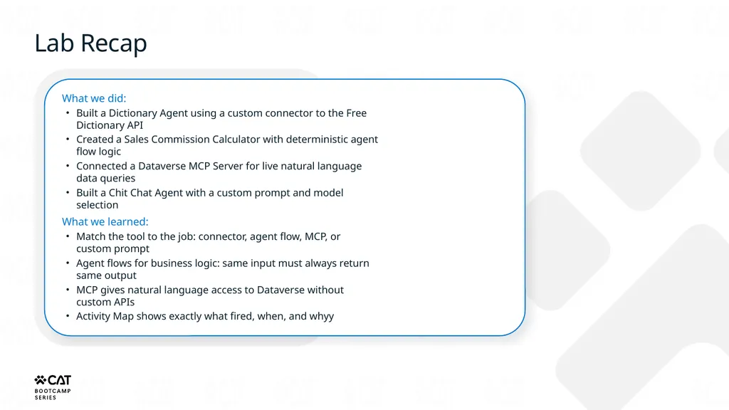 Agent Governance for Builders Copilot Studio - slide 39 of 39