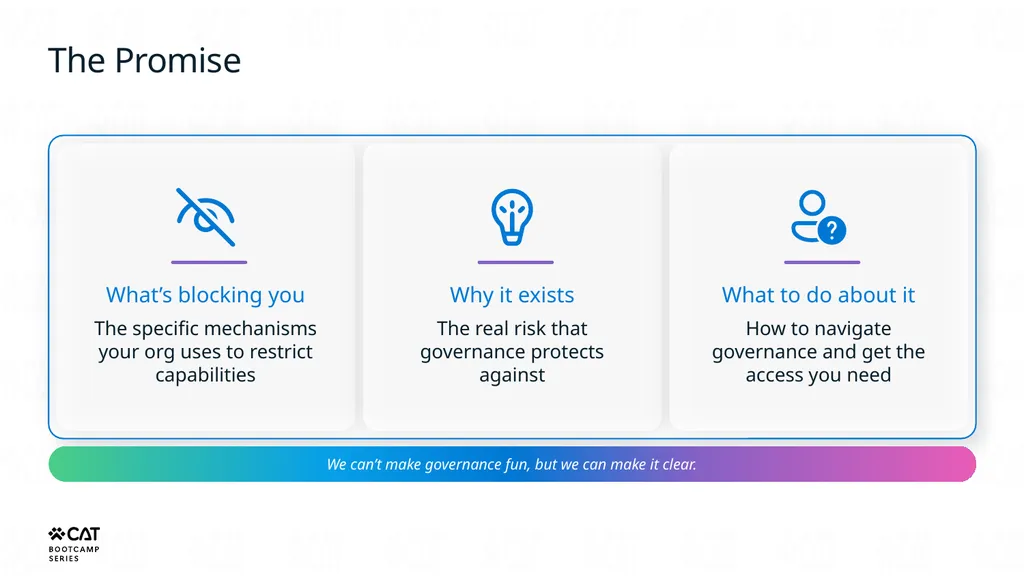 Agent Governance for Builders Copilot Studio - slide 9 of 39