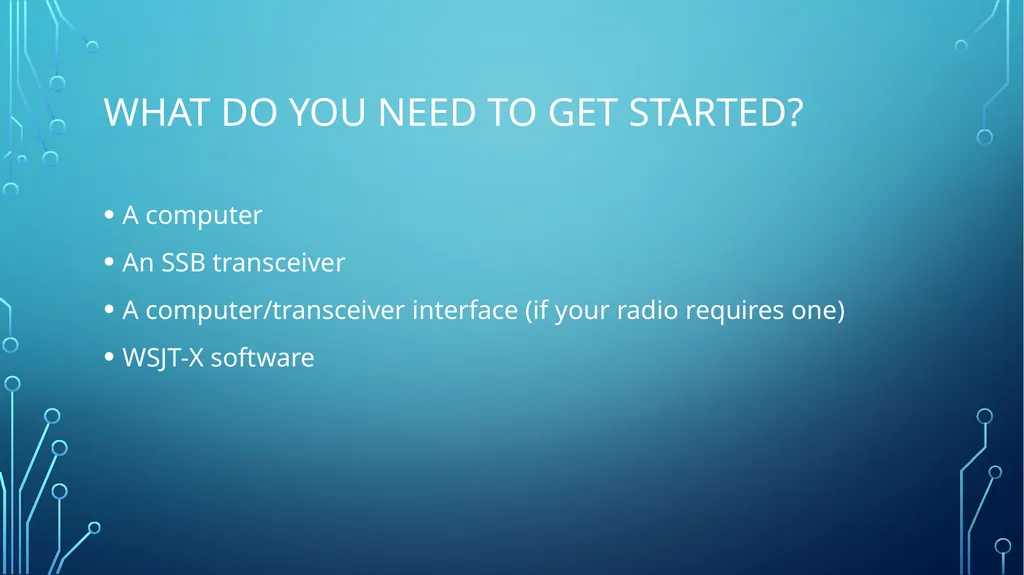 Getting Started on FT8 By Steve Ford, WB8IMY QST - slide 6 of 15
