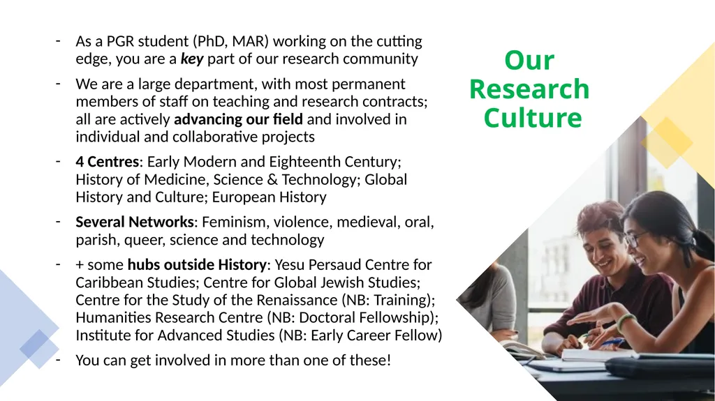 PGR Induction Beat Kümin Director of PG Research - slide 6 of 20