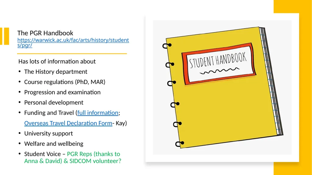 PGR Induction Beat Kümin Director of PG Research - slide 8 of 20