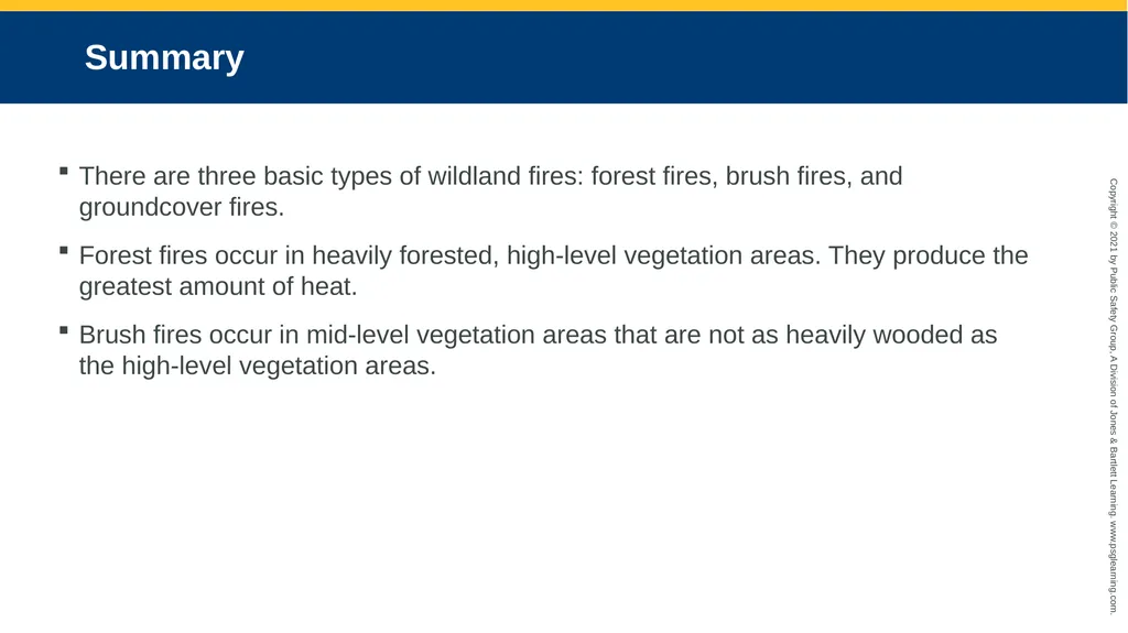 CHAPTER 17 Wildland Fires Objectives Describe what - slide 23 of 30