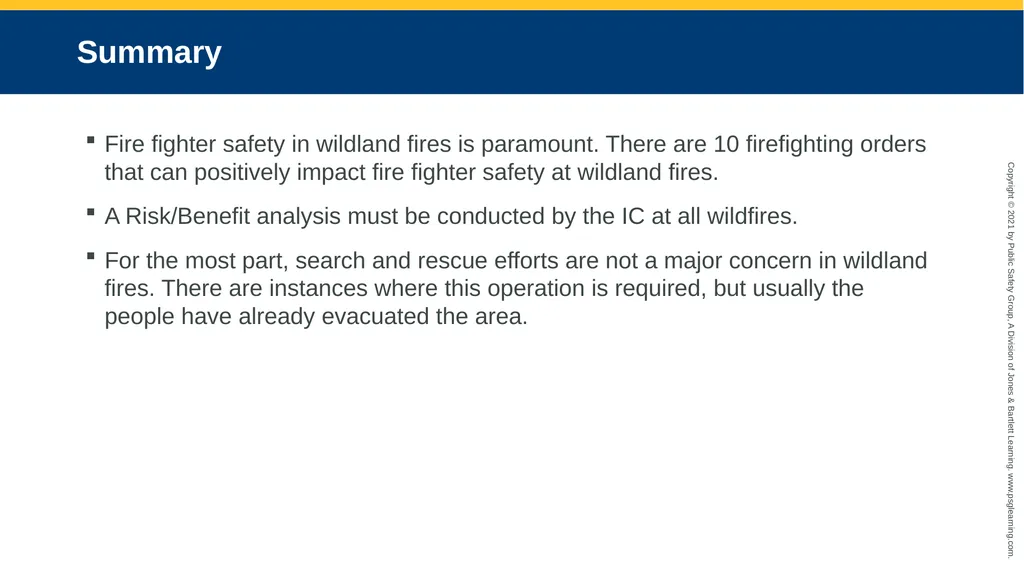 CHAPTER 17 Wildland Fires Objectives Describe what - slide 25 of 30