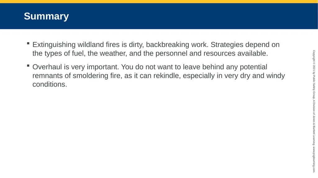 CHAPTER 17 Wildland Fires Objectives Describe what - slide 28 of 30