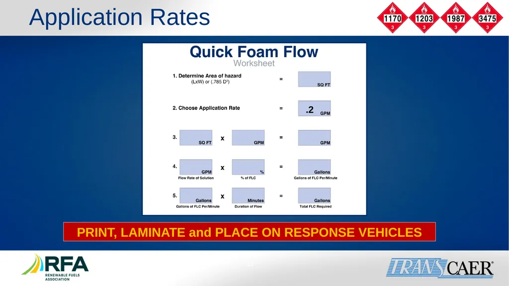 Module 6: Fire Fighting Foam Principles Objective - slide 33 of 39
