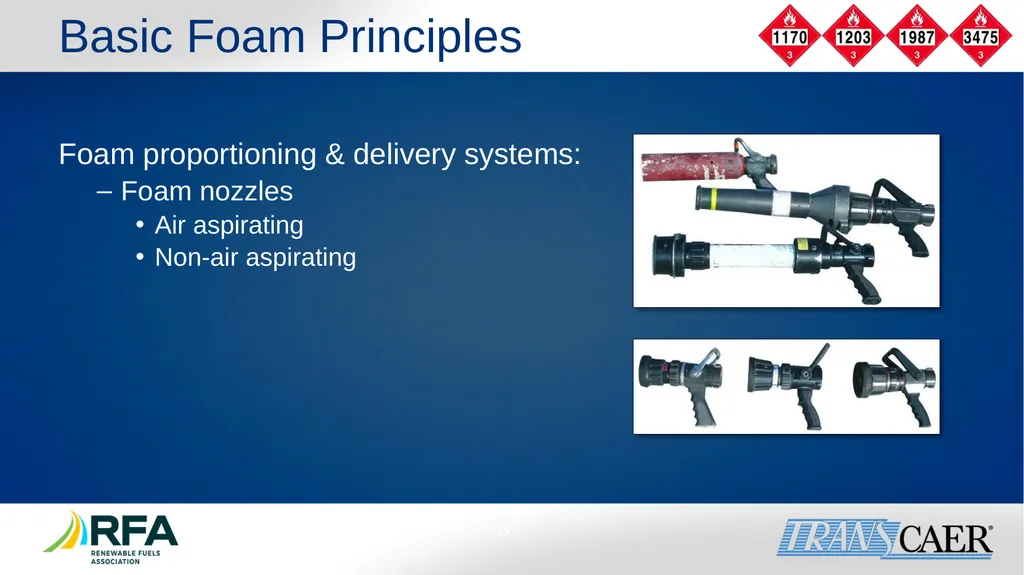 Module 6: Fire Fighting Foam Principles Objective - slide 19 of 39