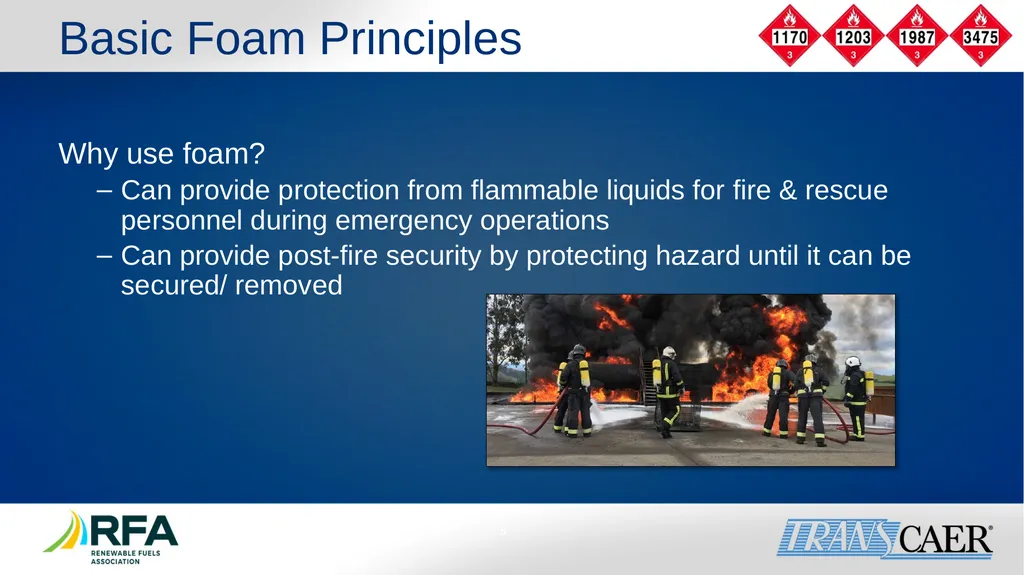 Module 6: Fire Fighting Foam Principles Objective - slide 5 of 39