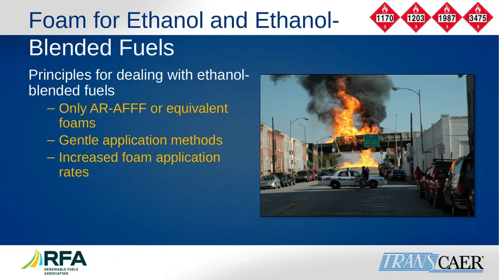 Module 6: Fire Fighting Foam Principles Objective - slide 24 of 39