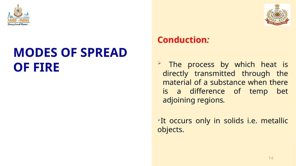 1 FIRE FIGHTING OBJECTIVE Upon completion of this - slide 14 of 71