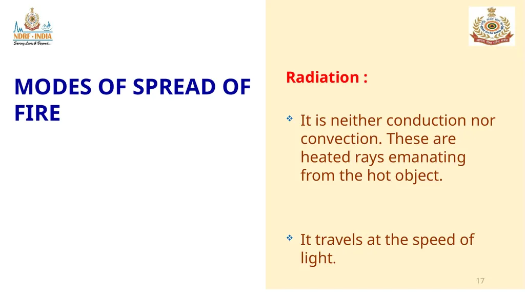 1 FIRE FIGHTING OBJECTIVE Upon completion of this - slide 17 of 71