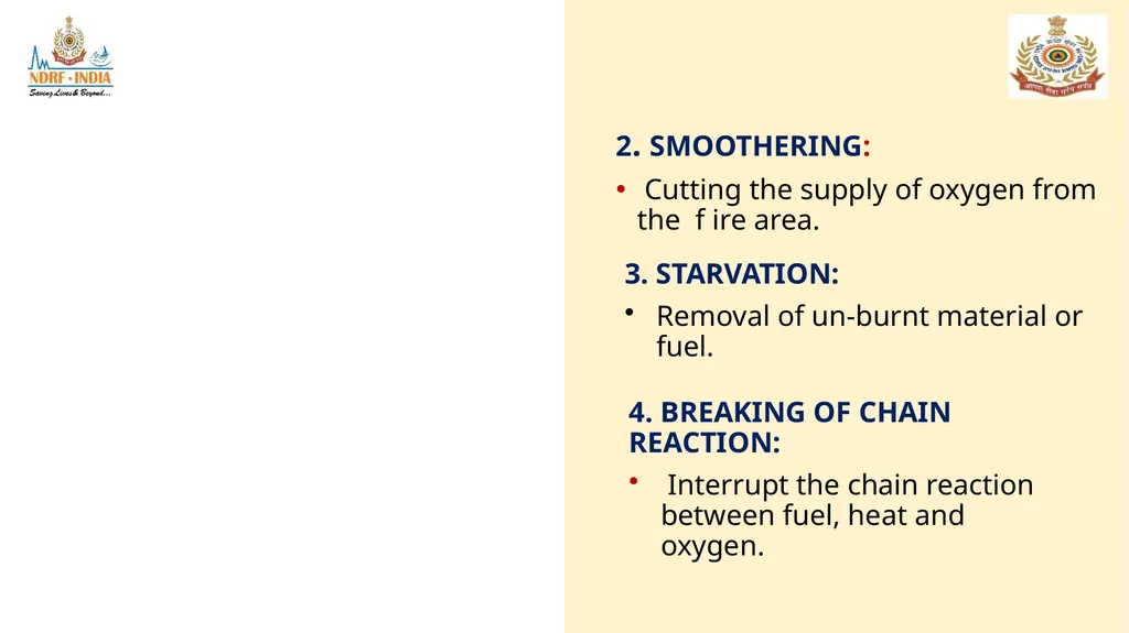 1 FIRE FIGHTING OBJECTIVE Upon completion of this - slide 9 of 71