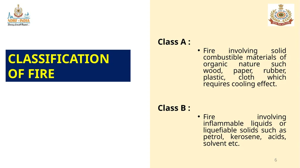 1 FIRE FIGHTING OBJECTIVE Upon completion of this - slide 6 of 71