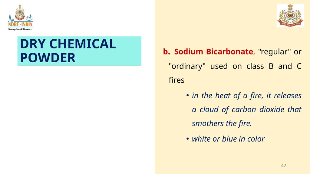 1 FIRE FIGHTING OBJECTIVE Upon completion of this - slide 42 of 71
