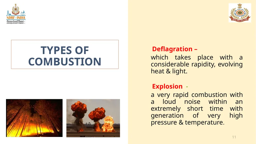 1 FIRE FIGHTING OBJECTIVE Upon completion of this - slide 11 of 71
