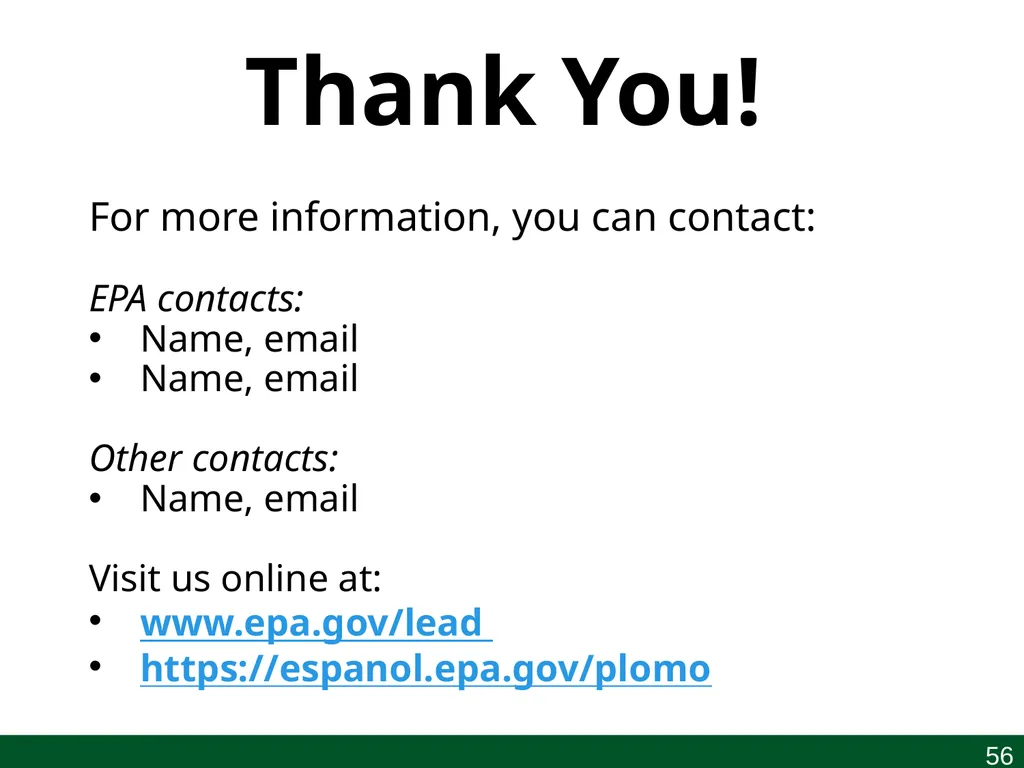 Understanding Lead Community Name Month, Day, Year - slide 56 of 56